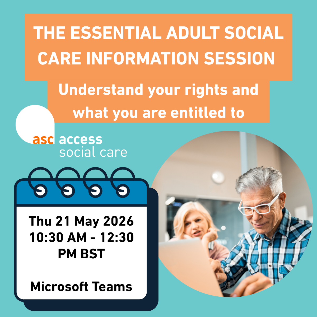 The essential adult social care information session: understand your rights and what you are entitled to