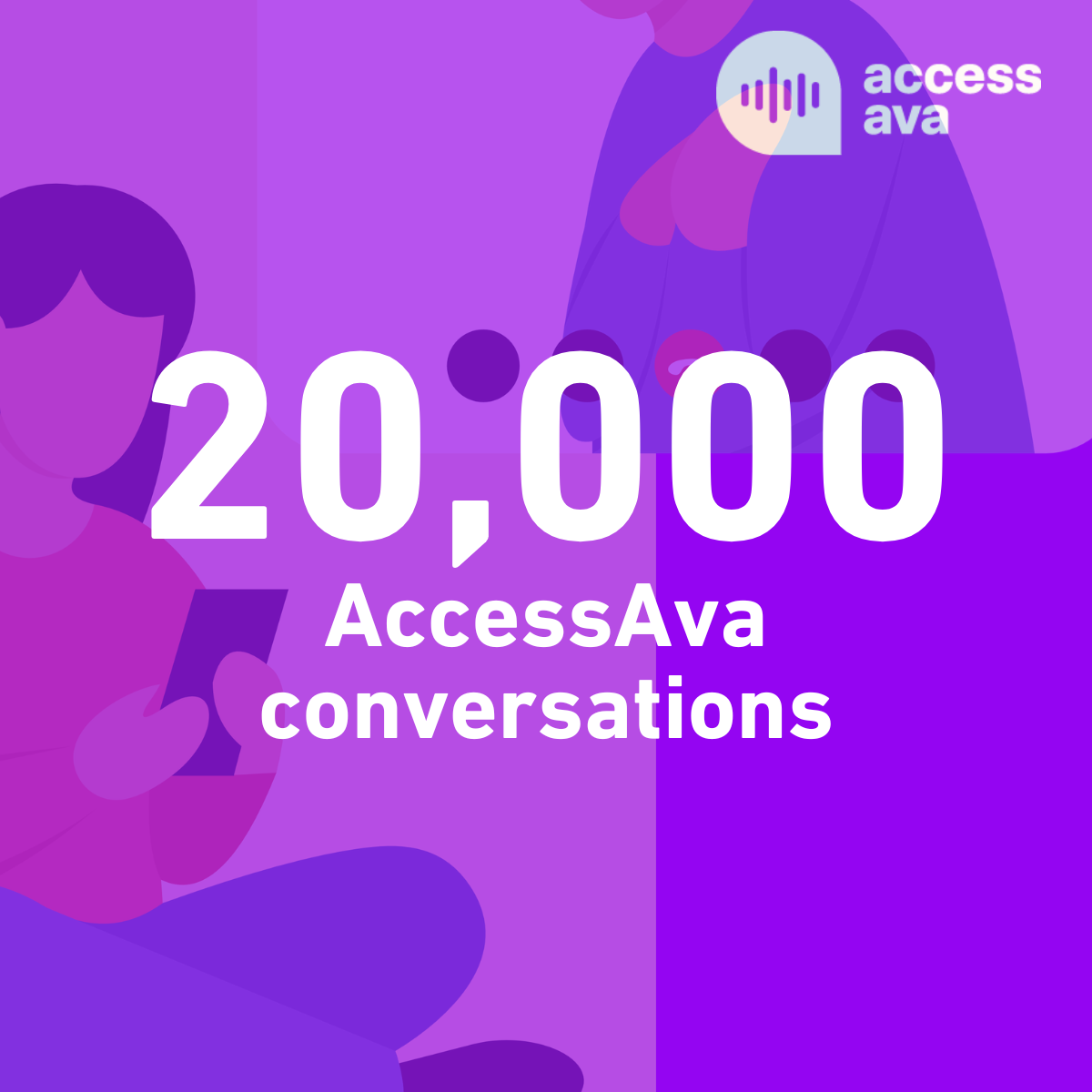 AccessAva reaches 20,000 conversations: a milestone in improving access to social care