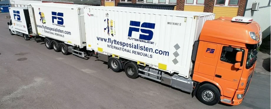 Door-to-door service throughout Europe – this is how Flyttespesialisten manages Flyttespesialisten in Movex