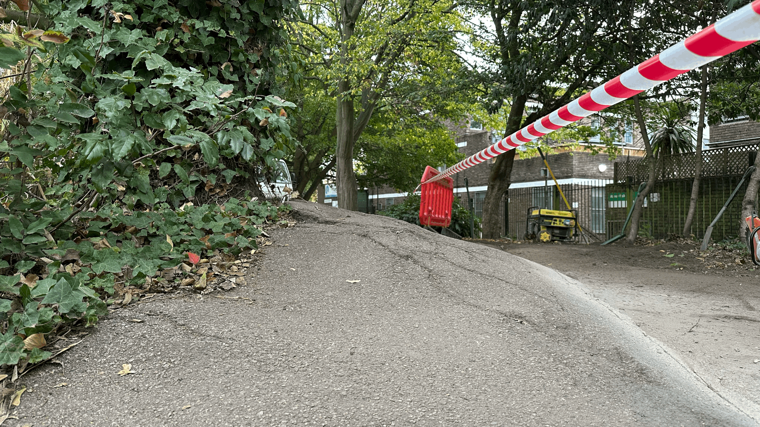 Planned partial closure for path maintenance