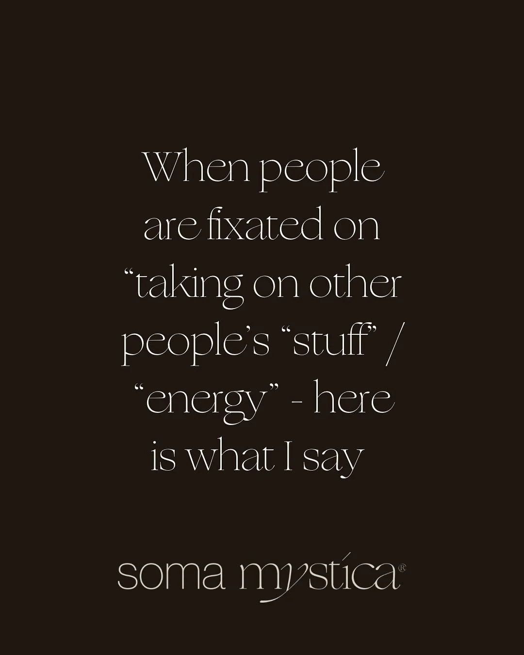 If you are overwhelmed / taking on others &ldquo;stuff&rdquo; during sessions - that has nothing to do with them and everything to do with your lack of energetic hygiene, knowledge of how to work with energetics and poor boundaries. 

Those that know