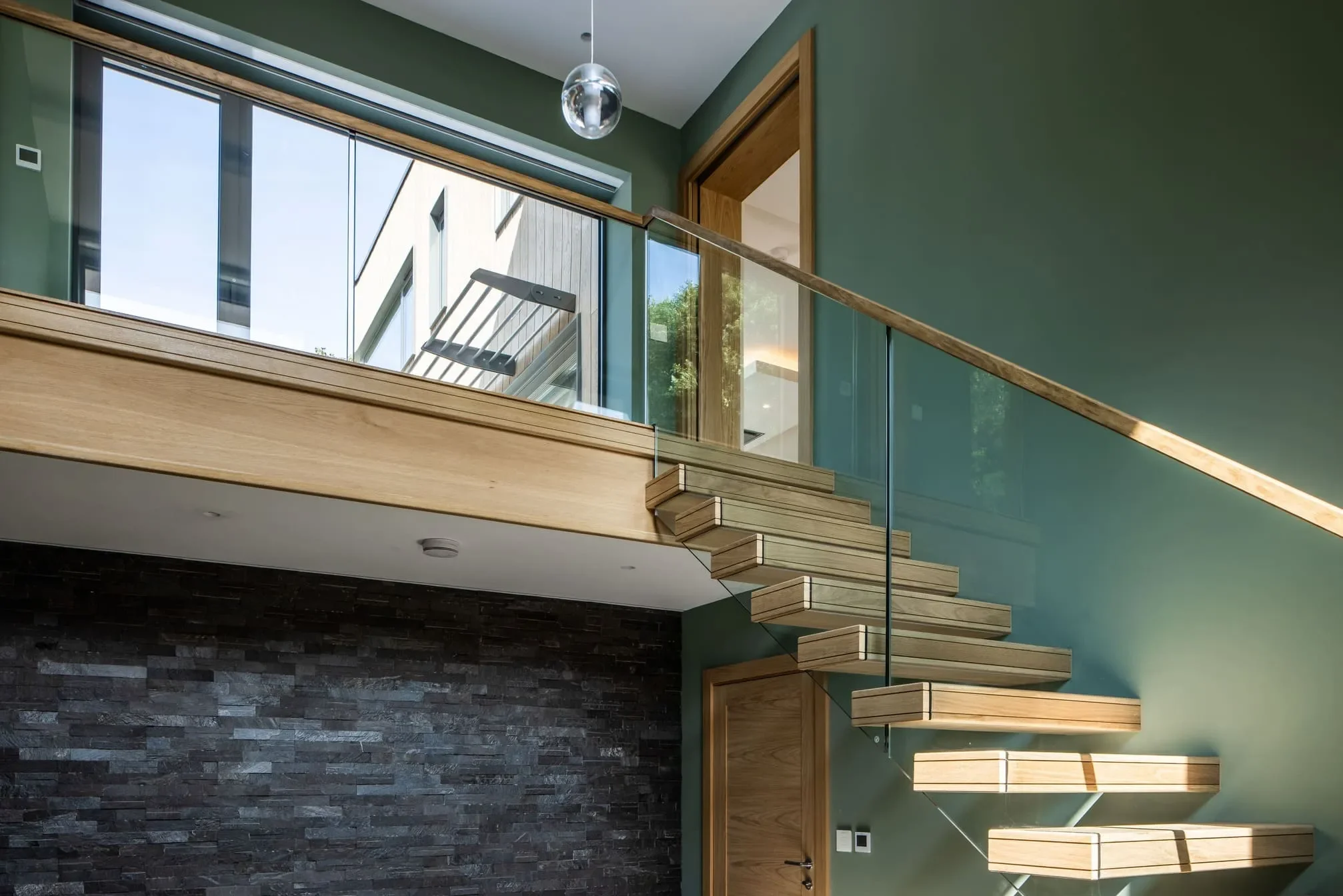 image of staircase at jersey villa for sale