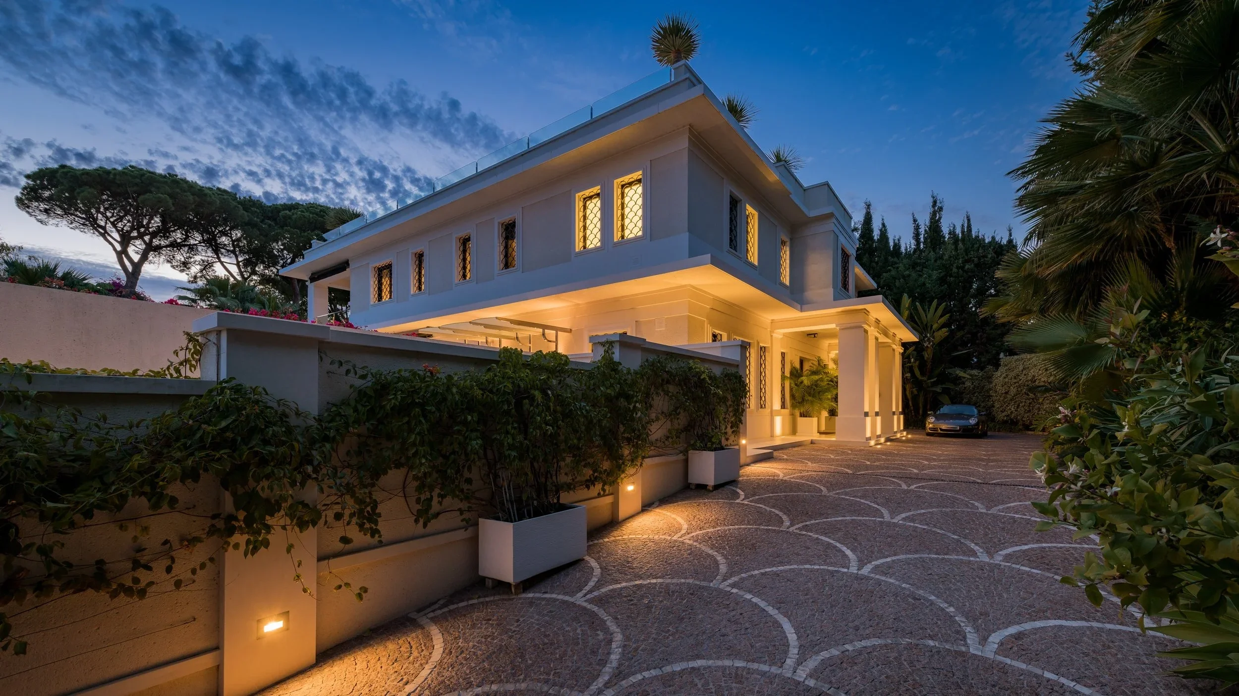 Outside Marbella club hotel luxury villa