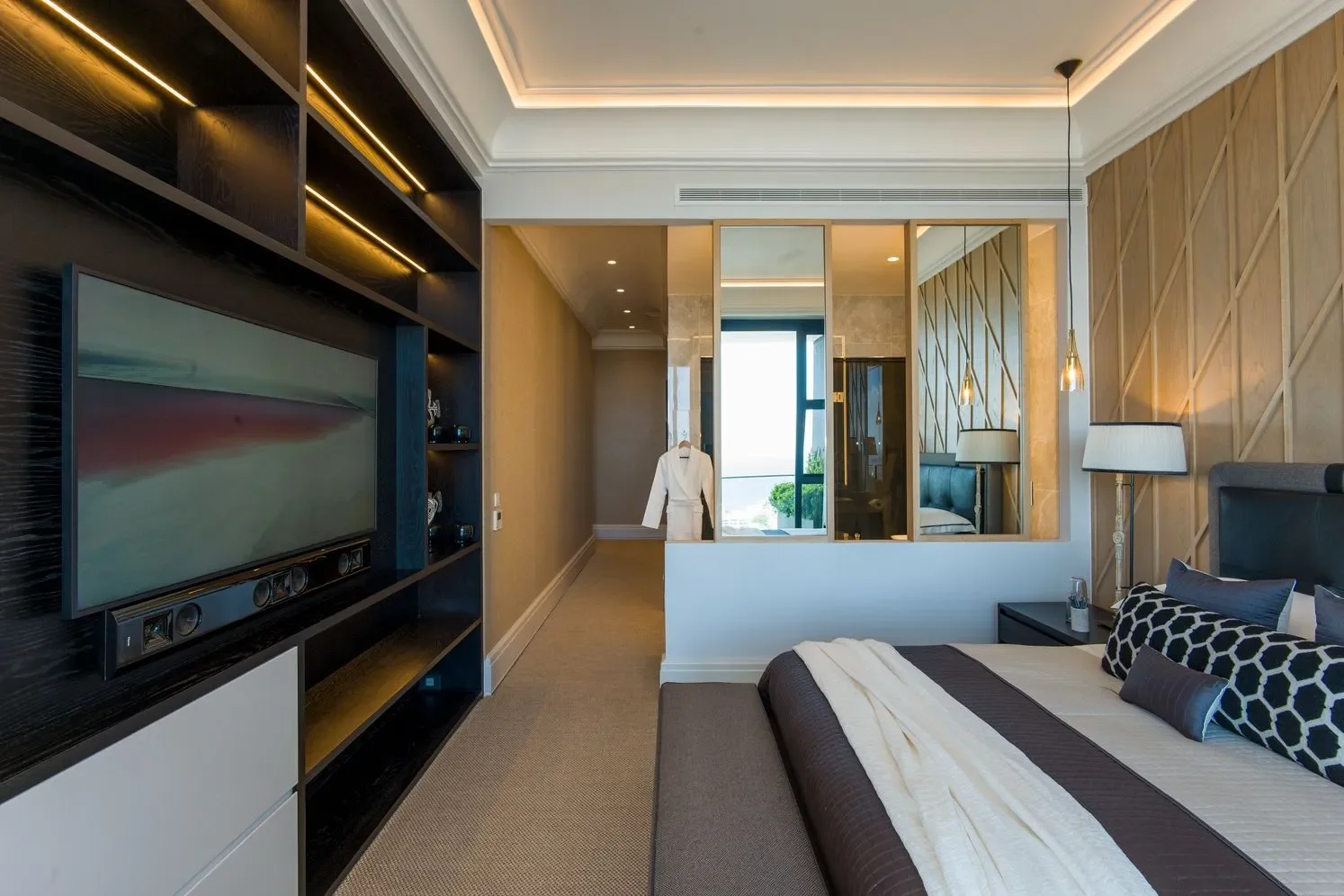 another image of a bedroom at the Cape Town Penthouse Villa For Sale