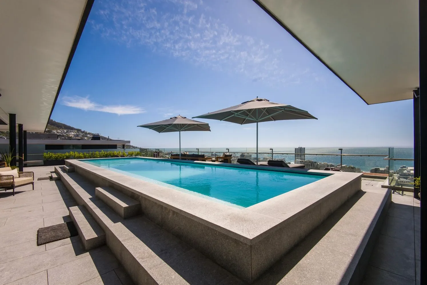 image of the view from the Cape Town Luxury Penthouse for sale