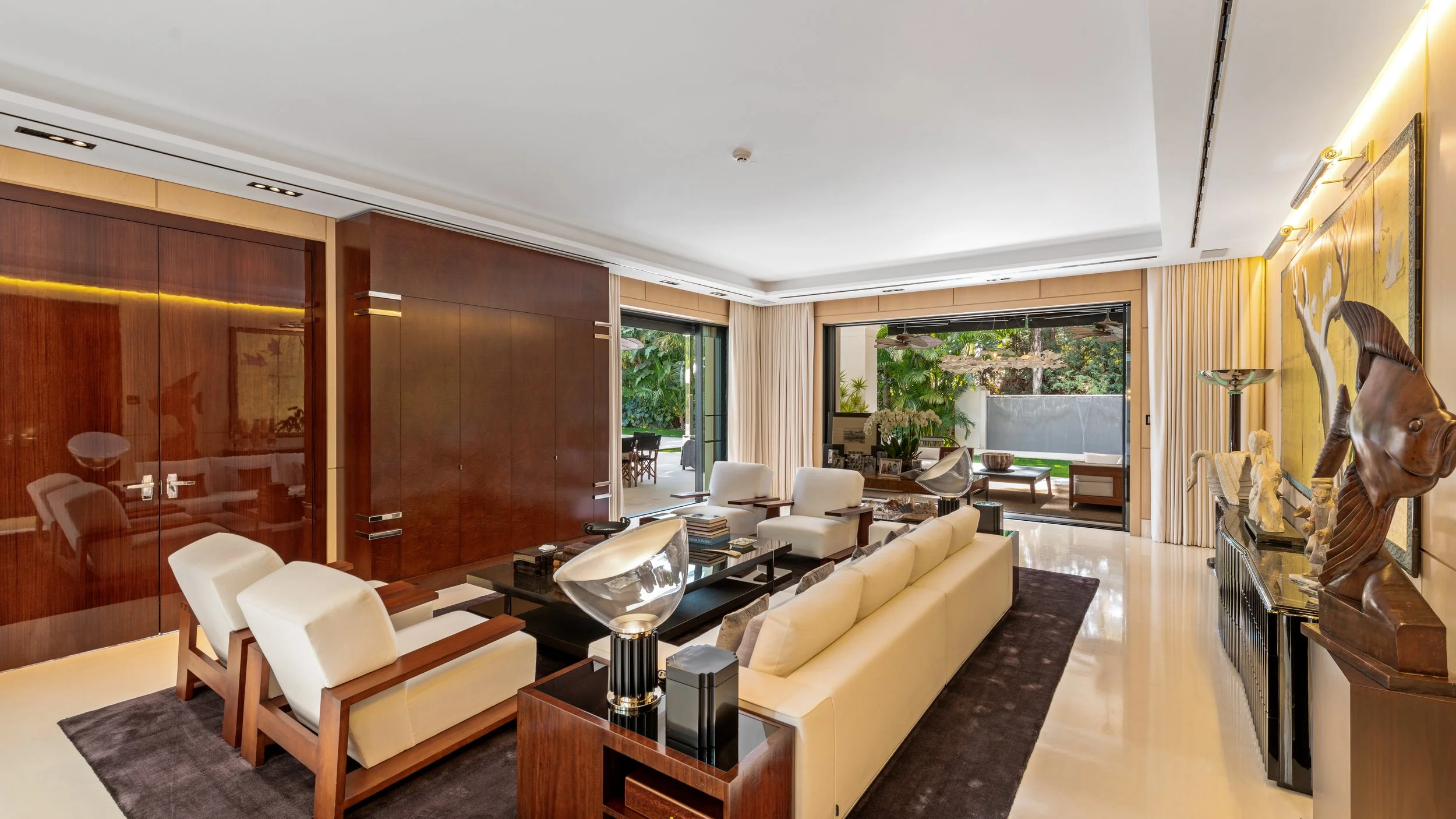 image of the lounge space at luxury marbella villa