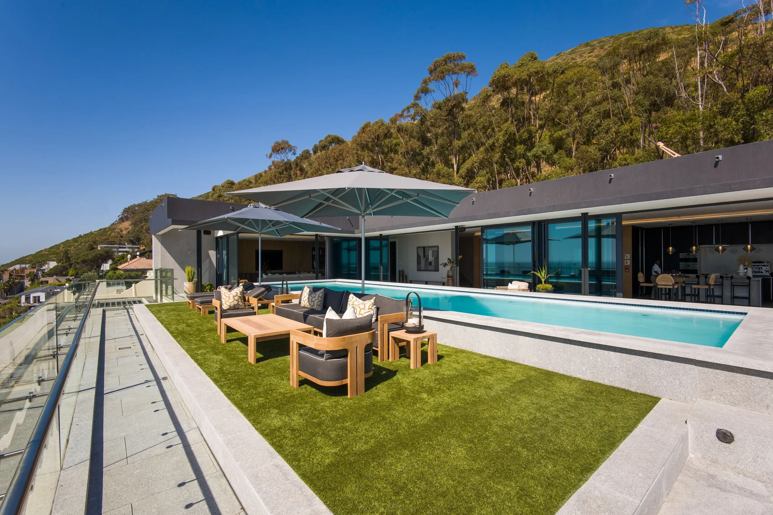 image of pool area at Cape Town Penthouse Villa For Sale