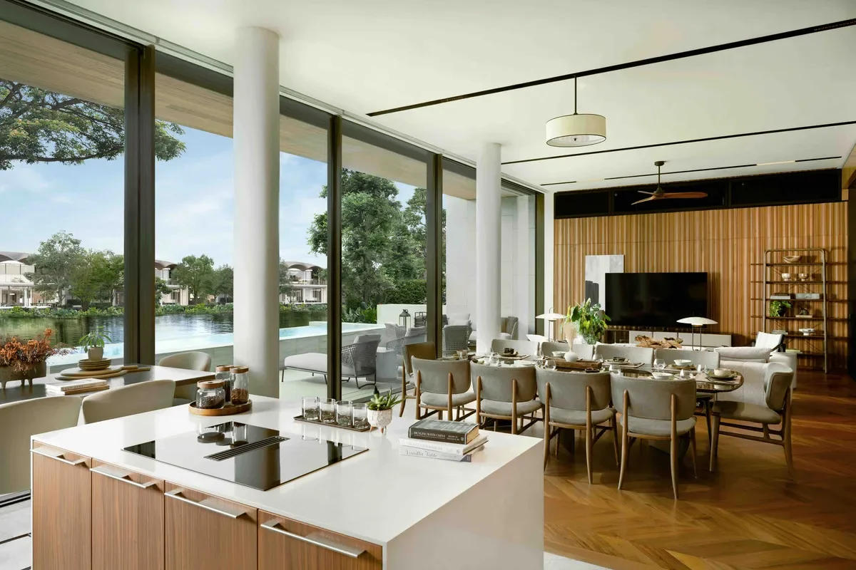 image of the kitchen at the bangkok villa