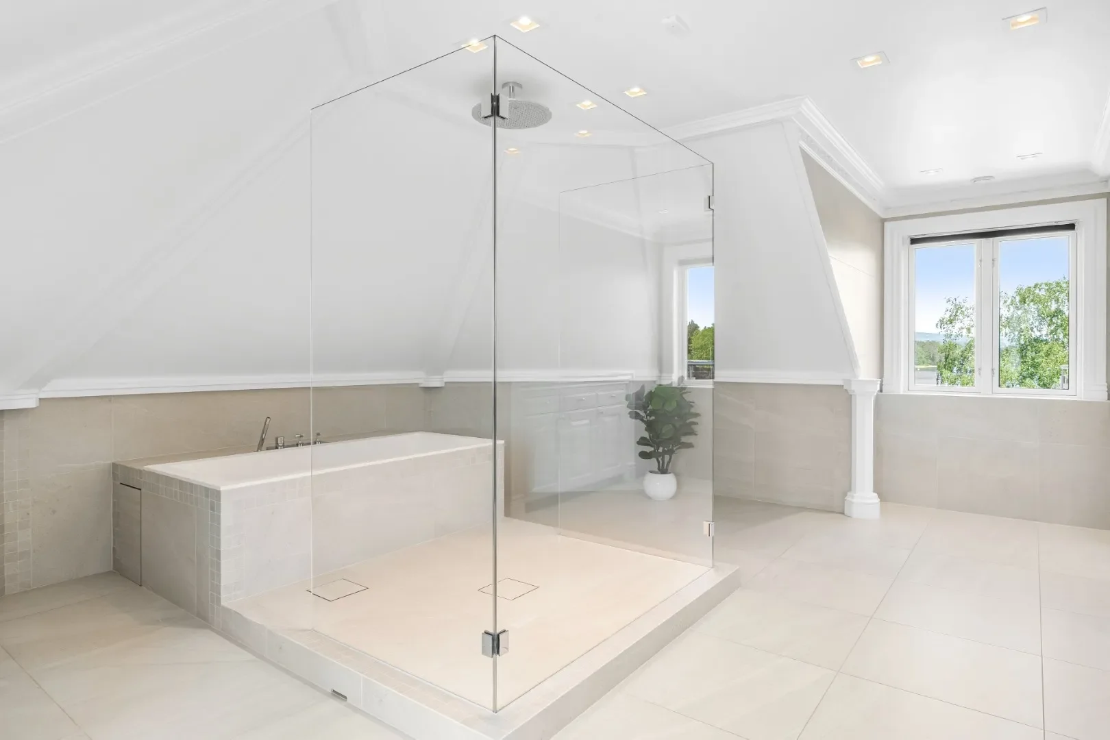 image of a bathroom at the luxury villa for sale in Oslo