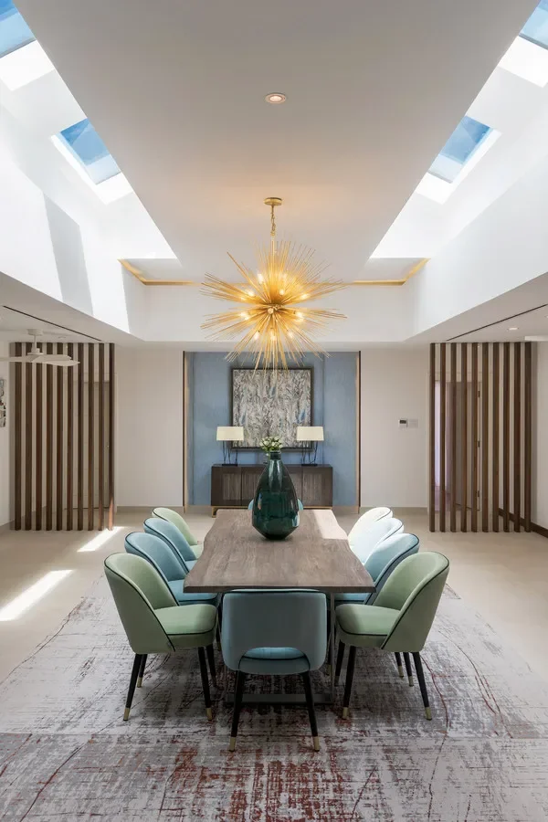 image of the dining area the Barbados villa for sale