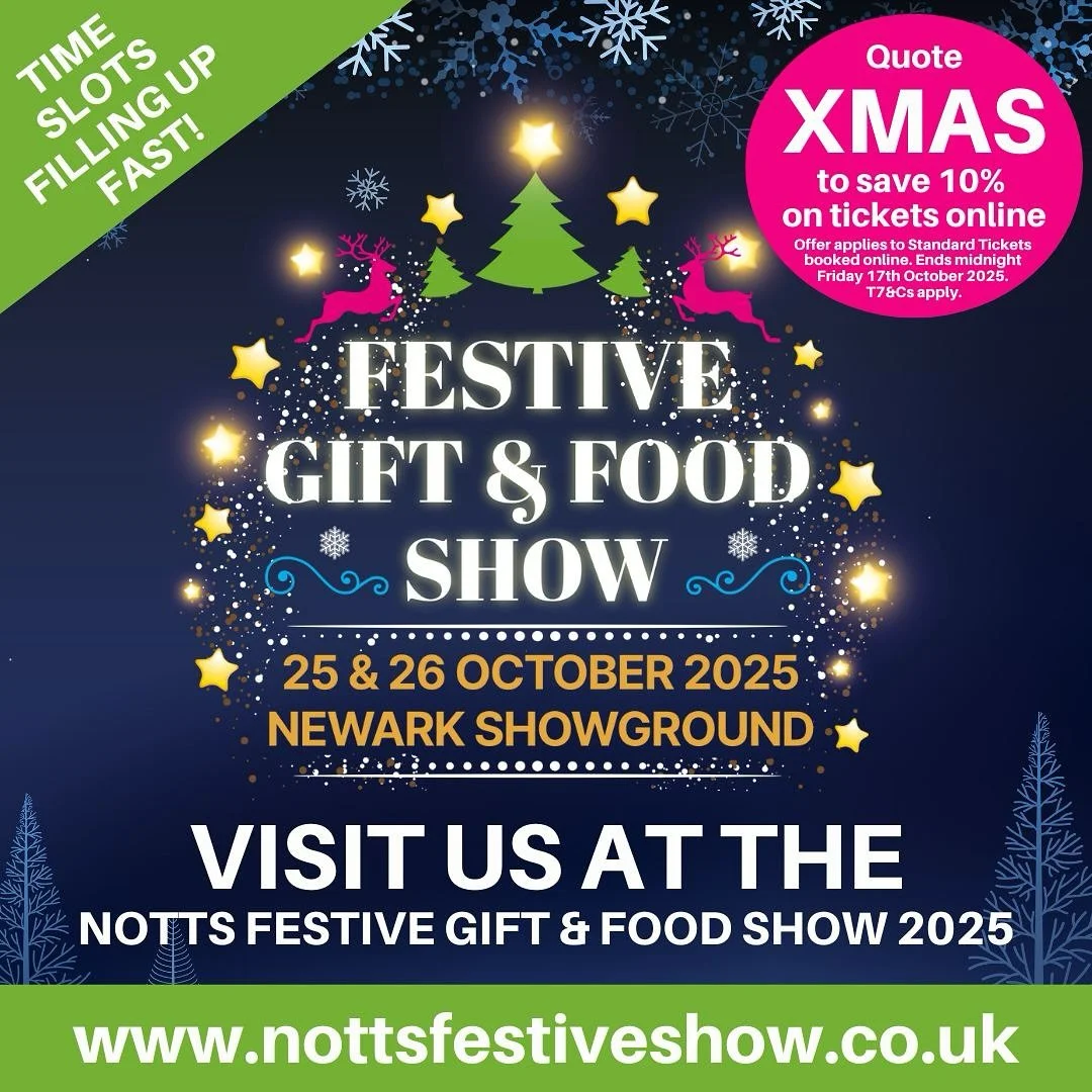 We&rsquo;re really excited to be at the Notts Festive Gift Show on Saturday 25th and Sunday 26th October.. it&rsquo;s a new one for us so we&rsquo;d love to see some familiar faces, and of course get you trying all our latest cocktails!

If you use t