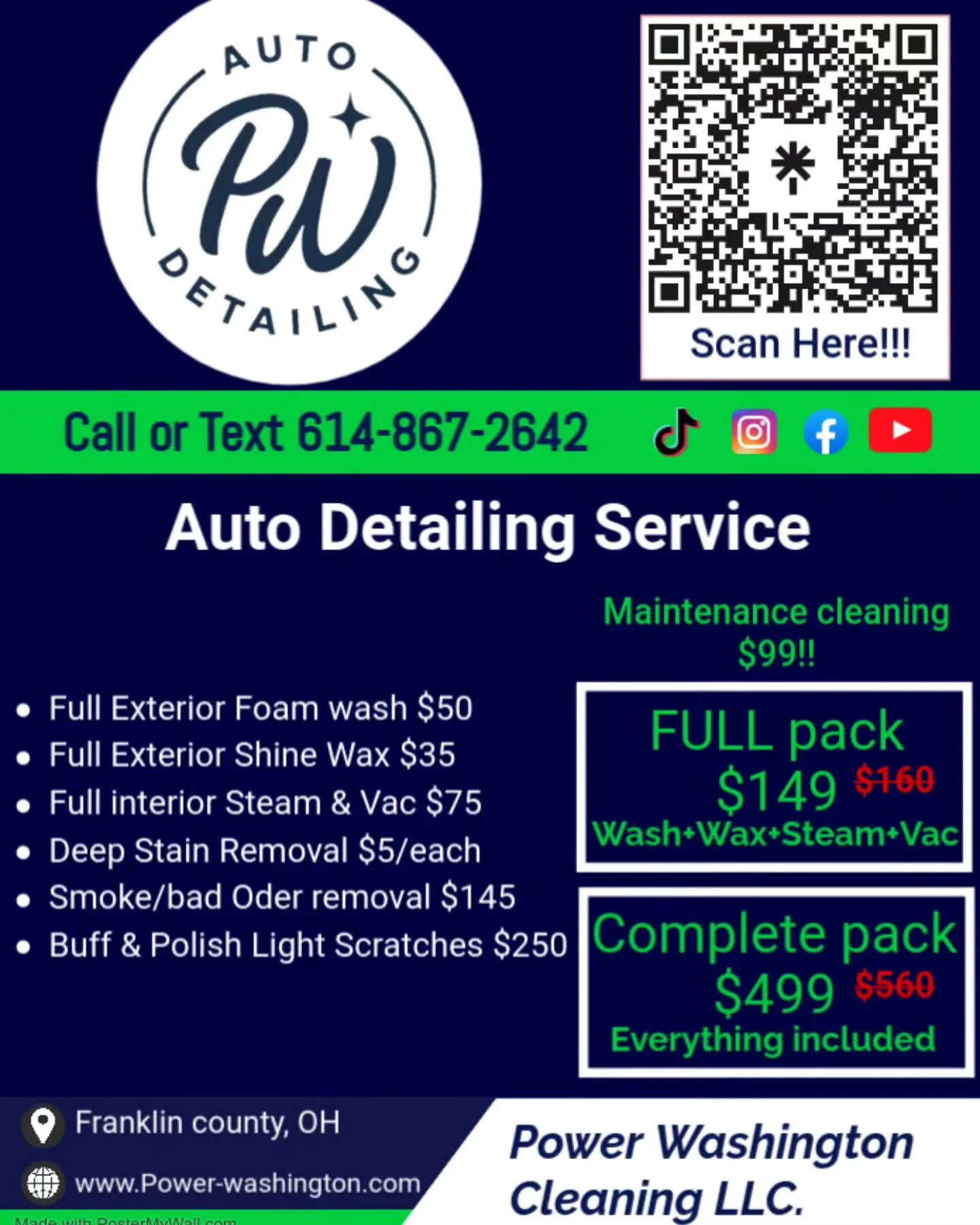 #columbusohio #autodetail #carwash #franklincountyohio