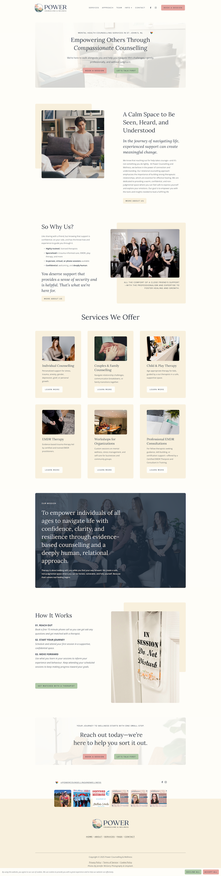 Scrolling mockup