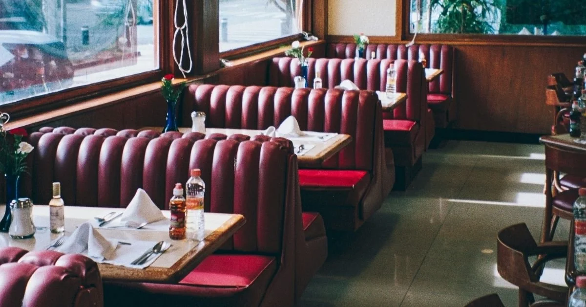 An empty restaurant with tables all set doesn't make many sales