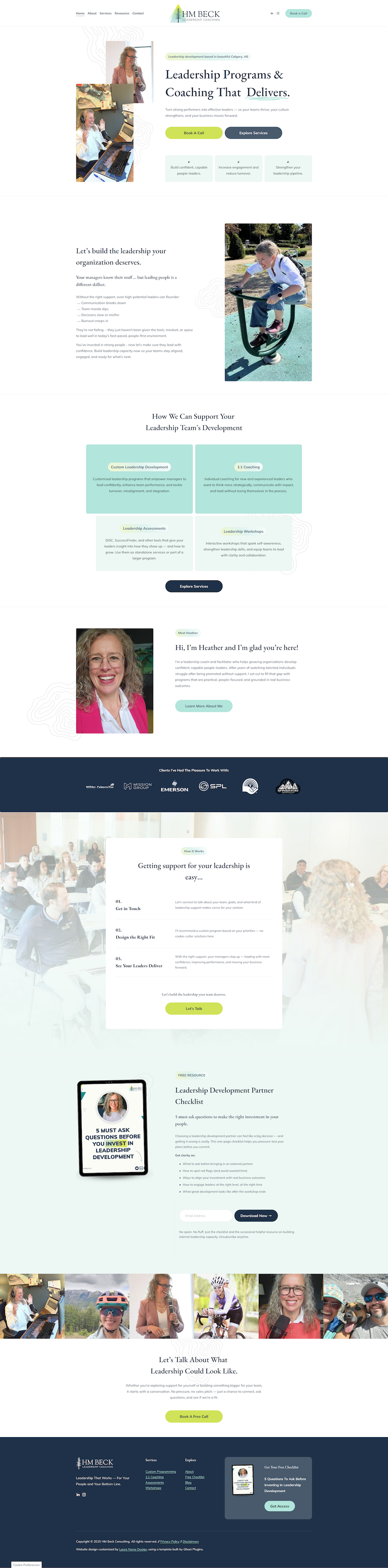 Scrolling mockup