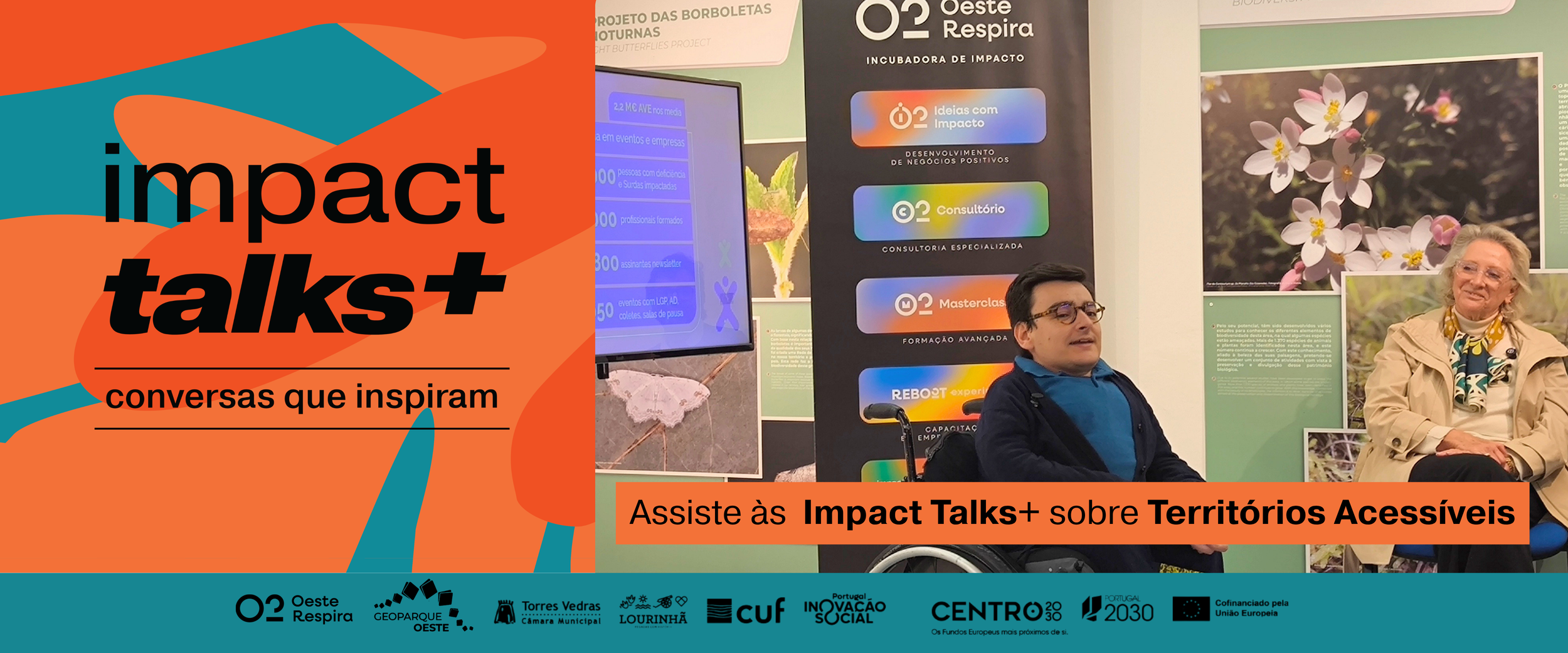 Assistir às Impact Talks+ da Oeste Respira sobre Territórios Acessíveis