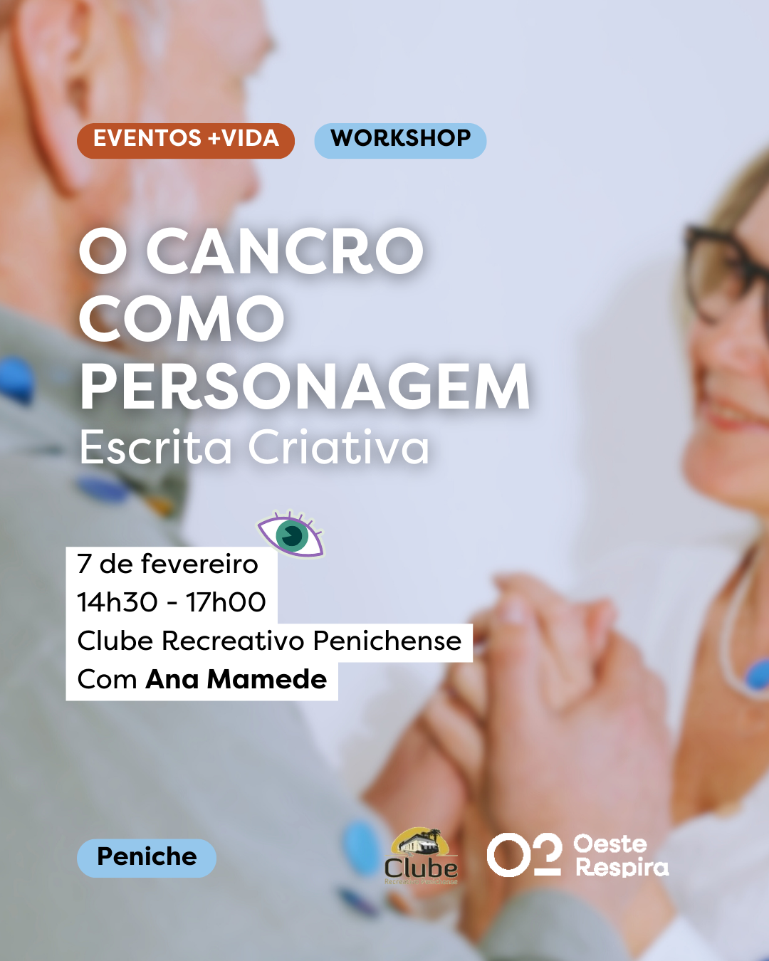 Workshop “O Cancro Como Personagem” propõe a escrita como ferramenta de bem-estar