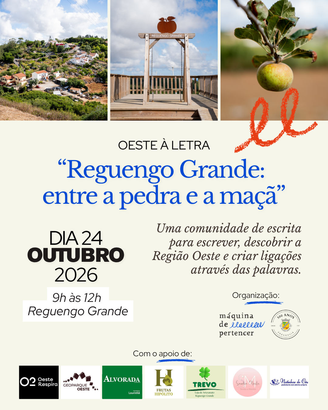 Máquina de Pertencer | Reguengo Grande: entre a pedra e a maçã
