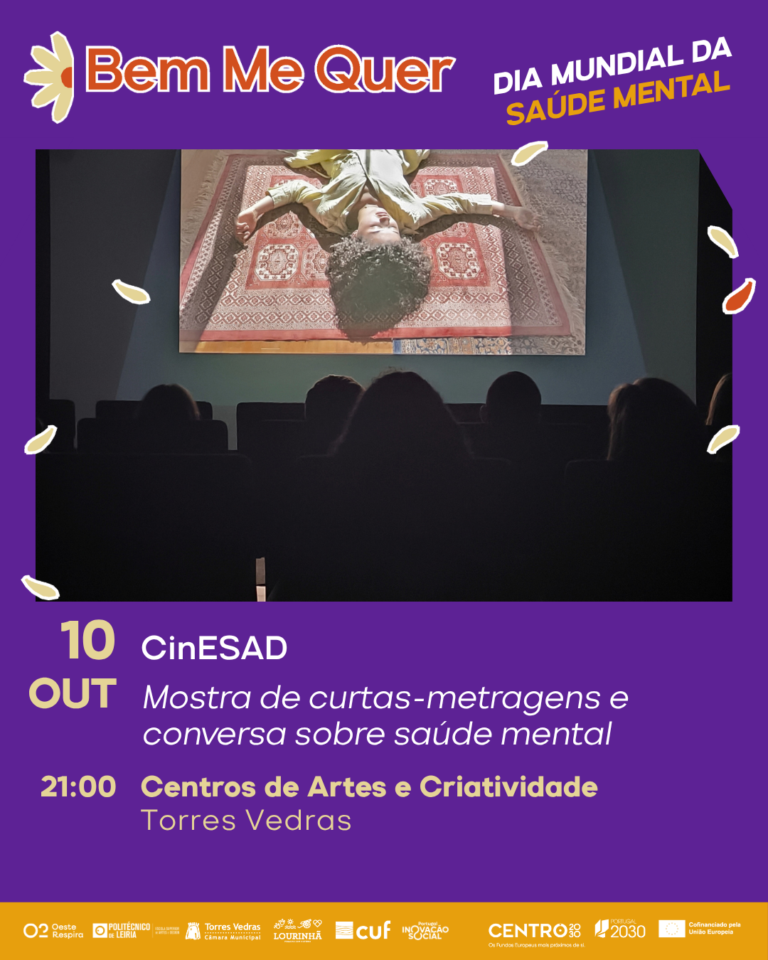 CinESAD | Mostra de curtas-metragens e conversa sobre saúde mental