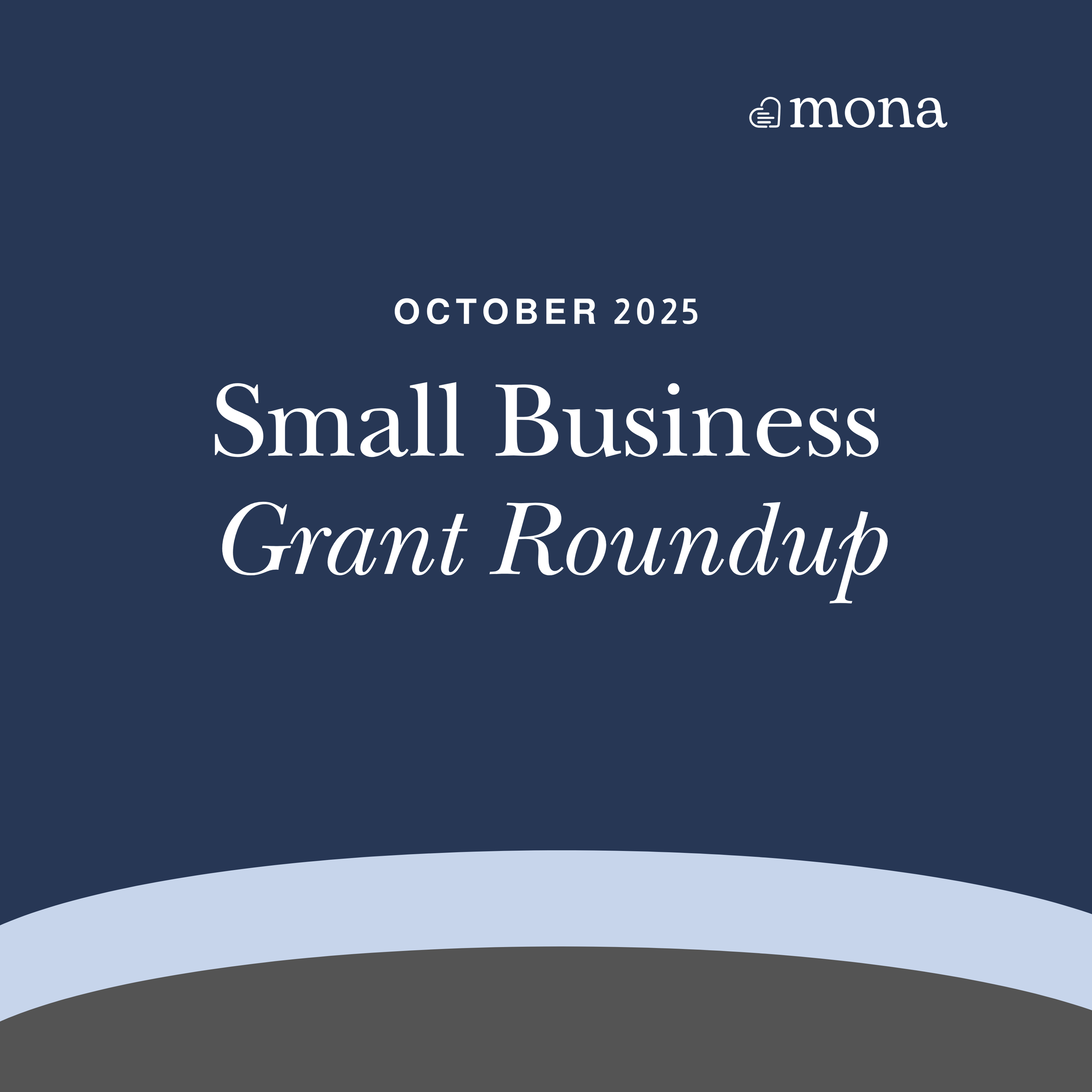Small business grant opportunities to apply for in October