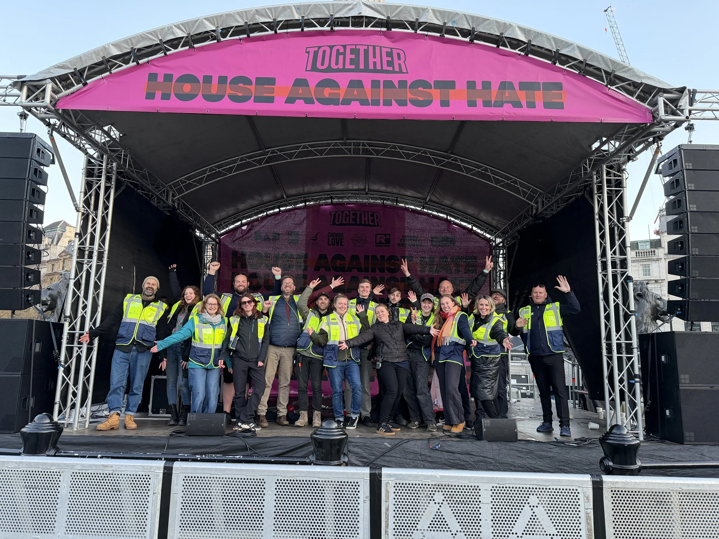 LS Events Deliver ‘House Against Hate’ in Trafalgar Square