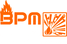 Logo of BPM SFX with text and a graphic of a fireball or explosion