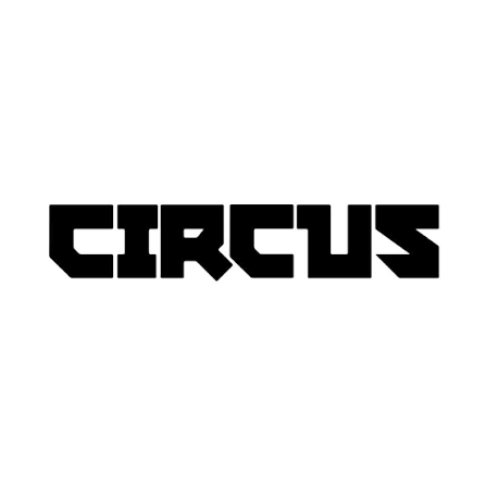 The word 'CIRCUS' in bold black letters on a white background.