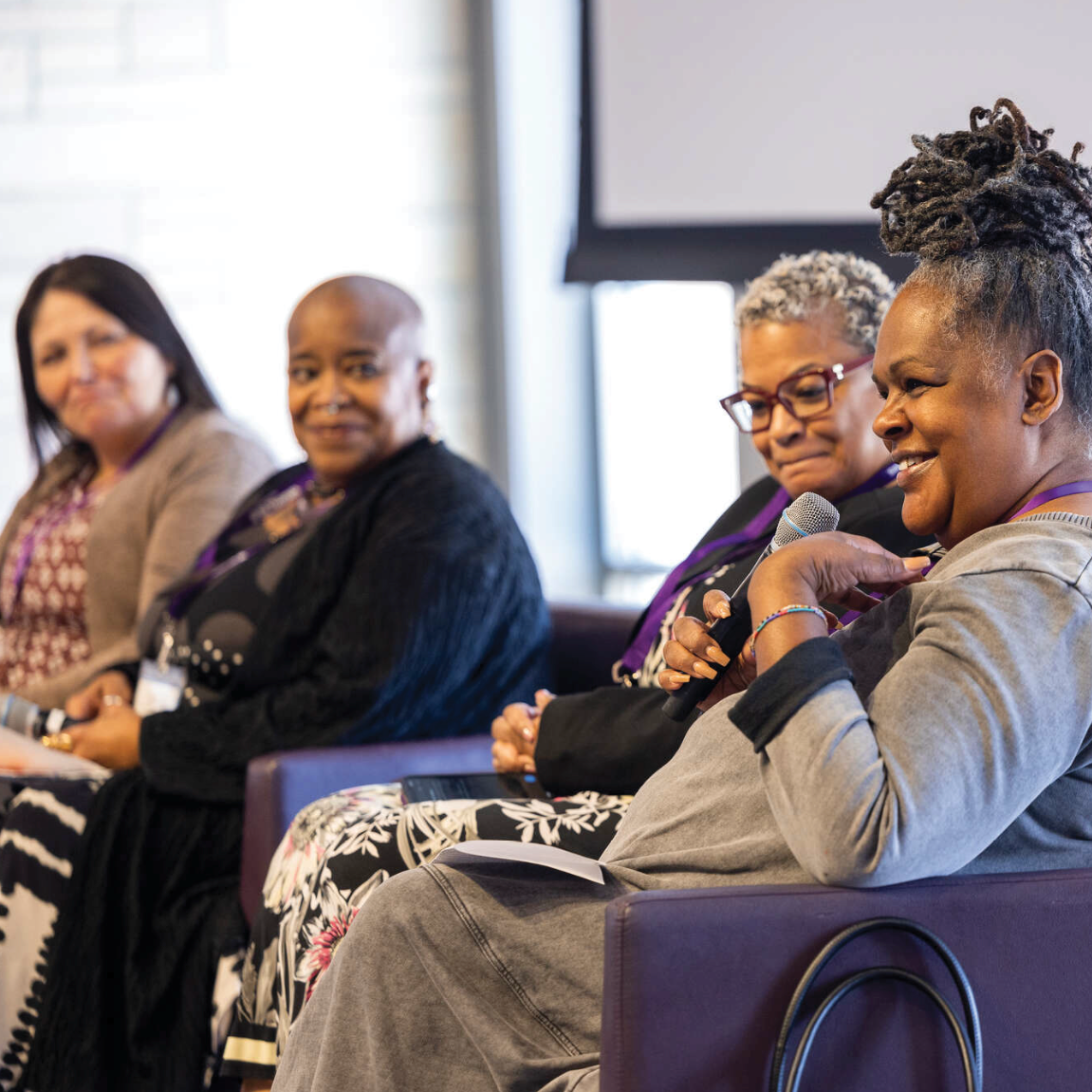 Coalition leader from Liberty, Pastor Alika Galloway shares perspectives on birth justice at St. Thomas Whole Person Summit.