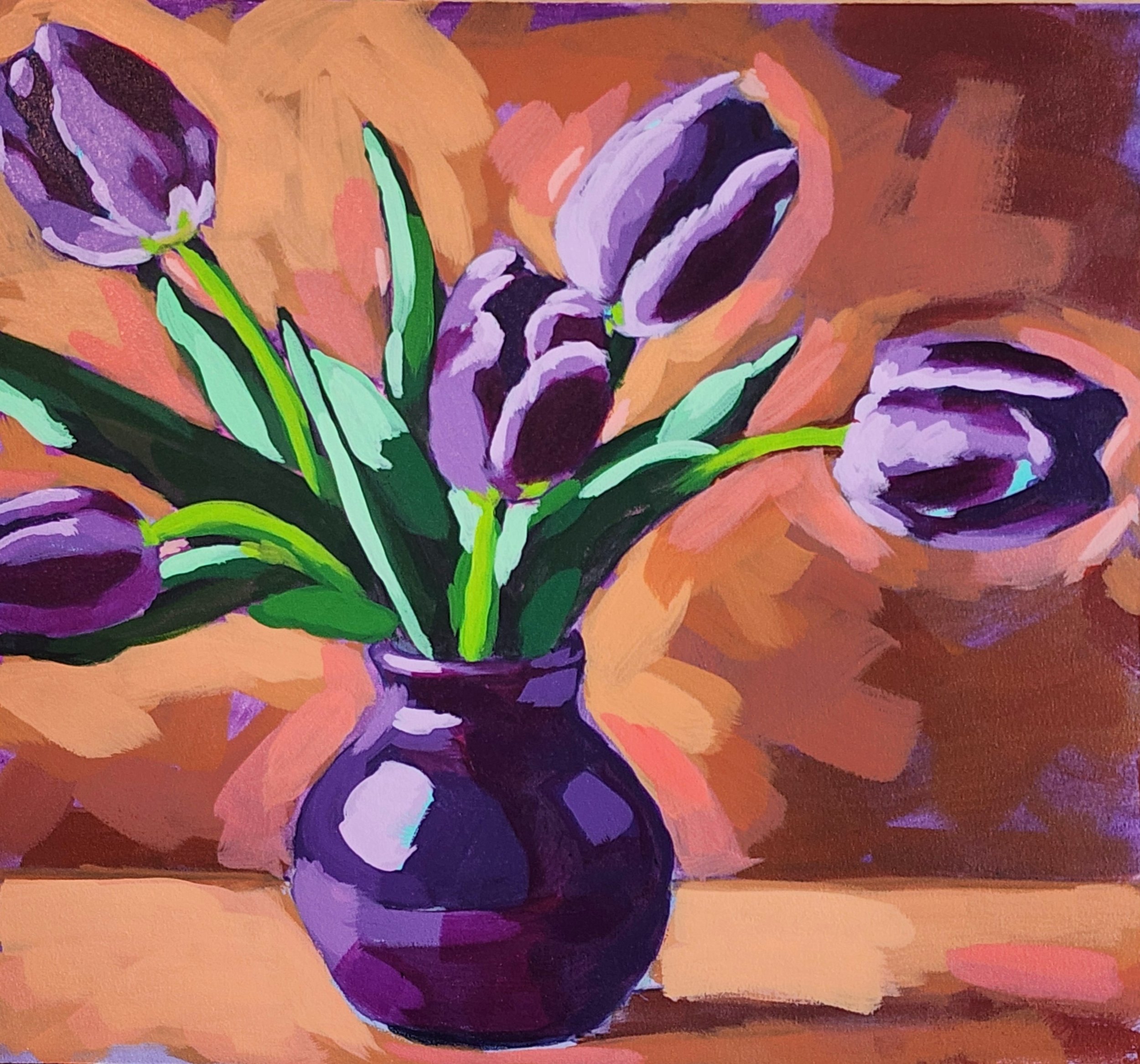 Tulips in Vase Print