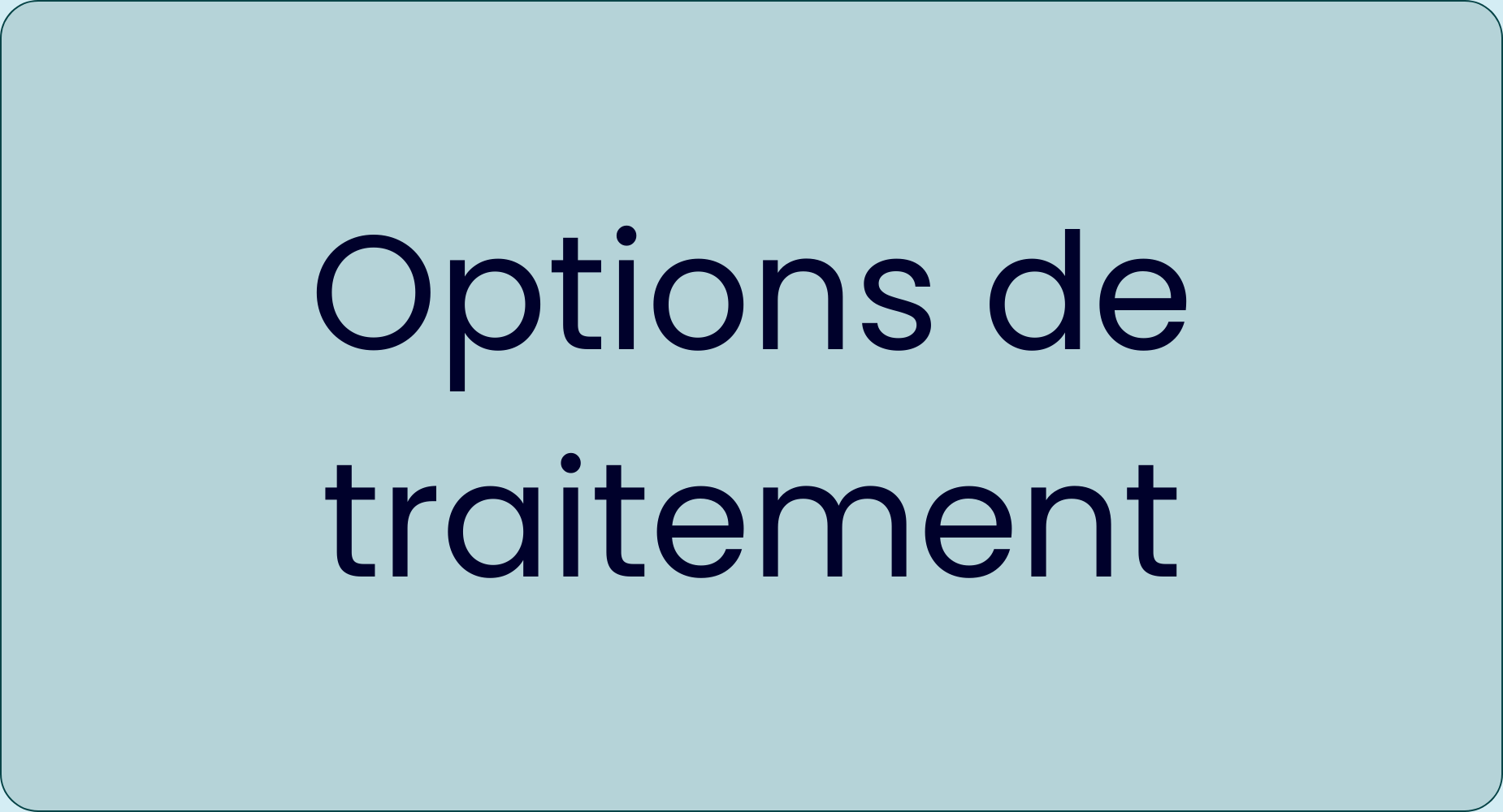Options médicales et holistiques pour soulager les symptômes