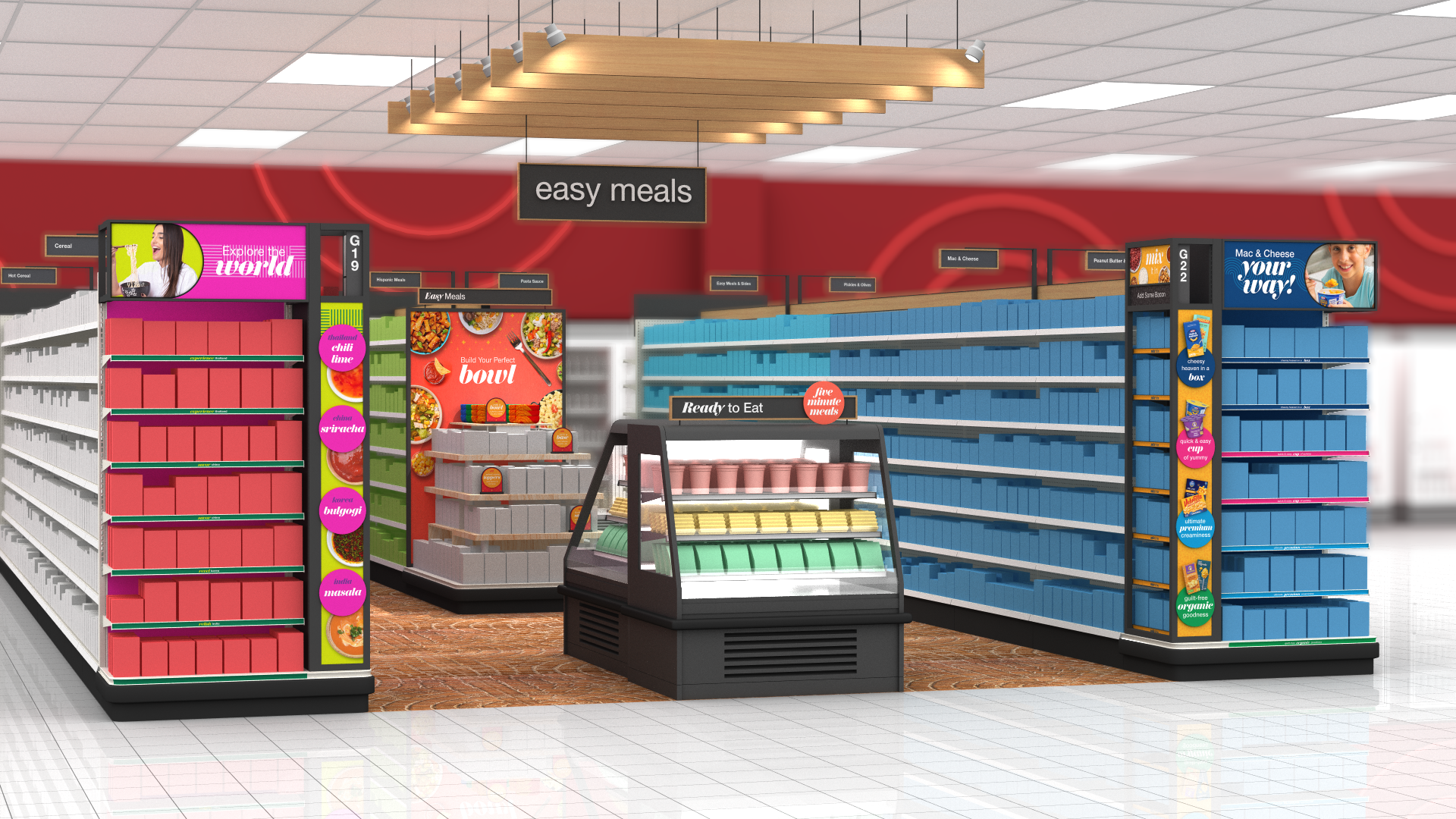Kraft Heinz / Target Easy Meals Aisle Proposal