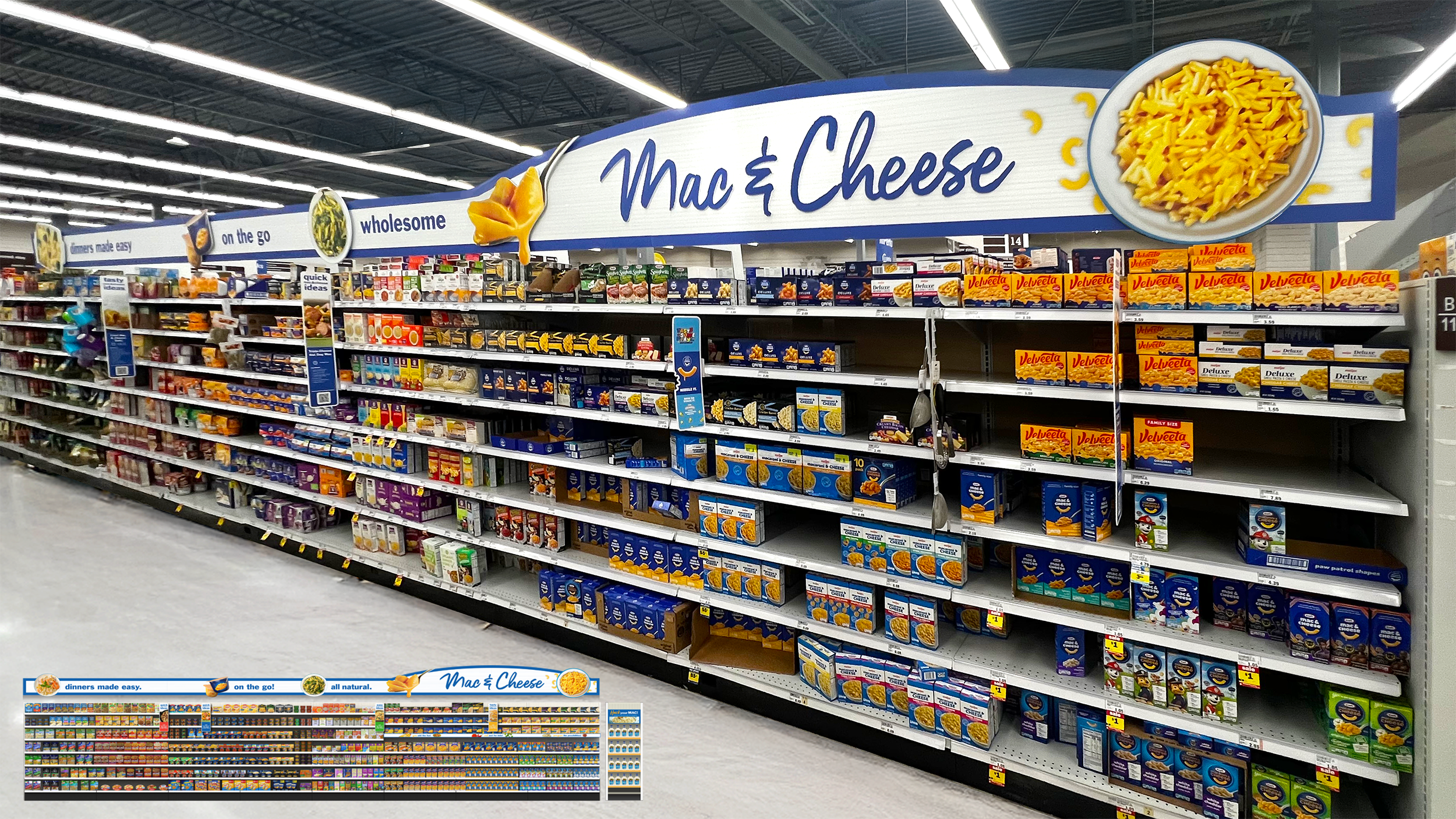 Kraft Heinz / Meijer Packaged Dinners Aisle