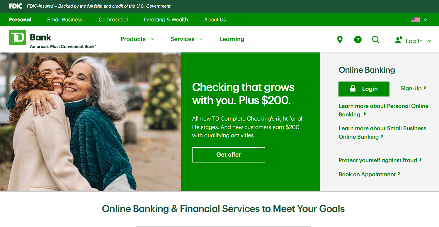 TD Bank North