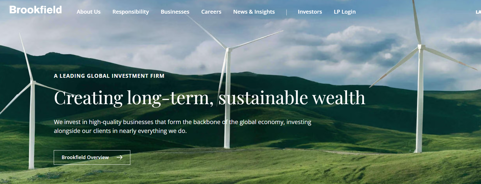 Brookfield Renewable Turbines