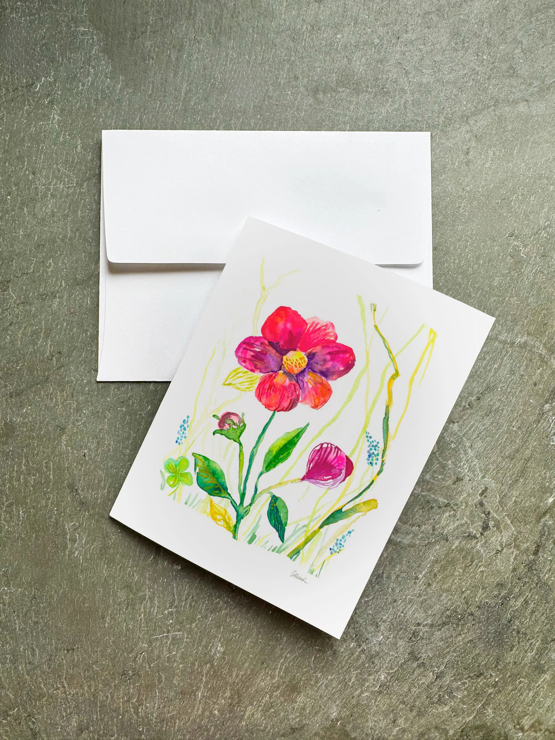Lucky Flower A2 Card