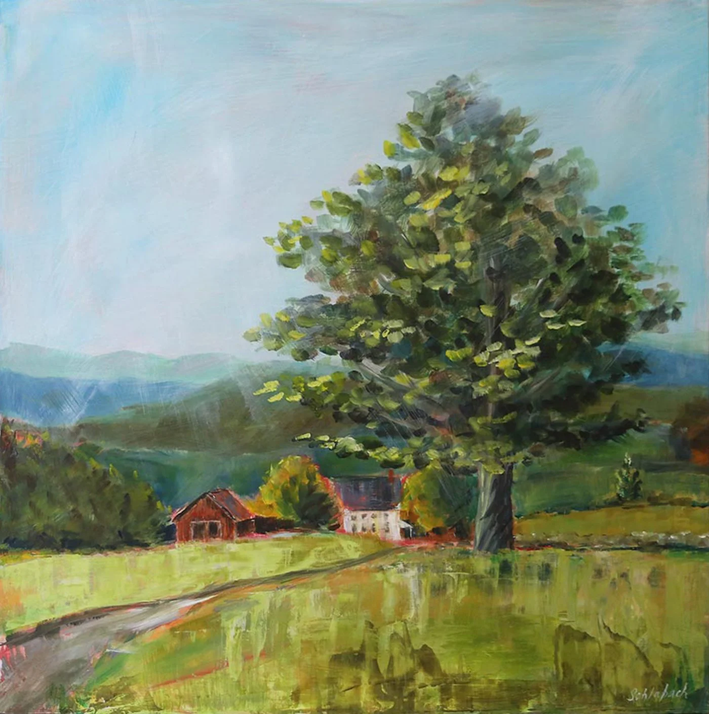 Wind on Wild Apple 24x24 SOLD