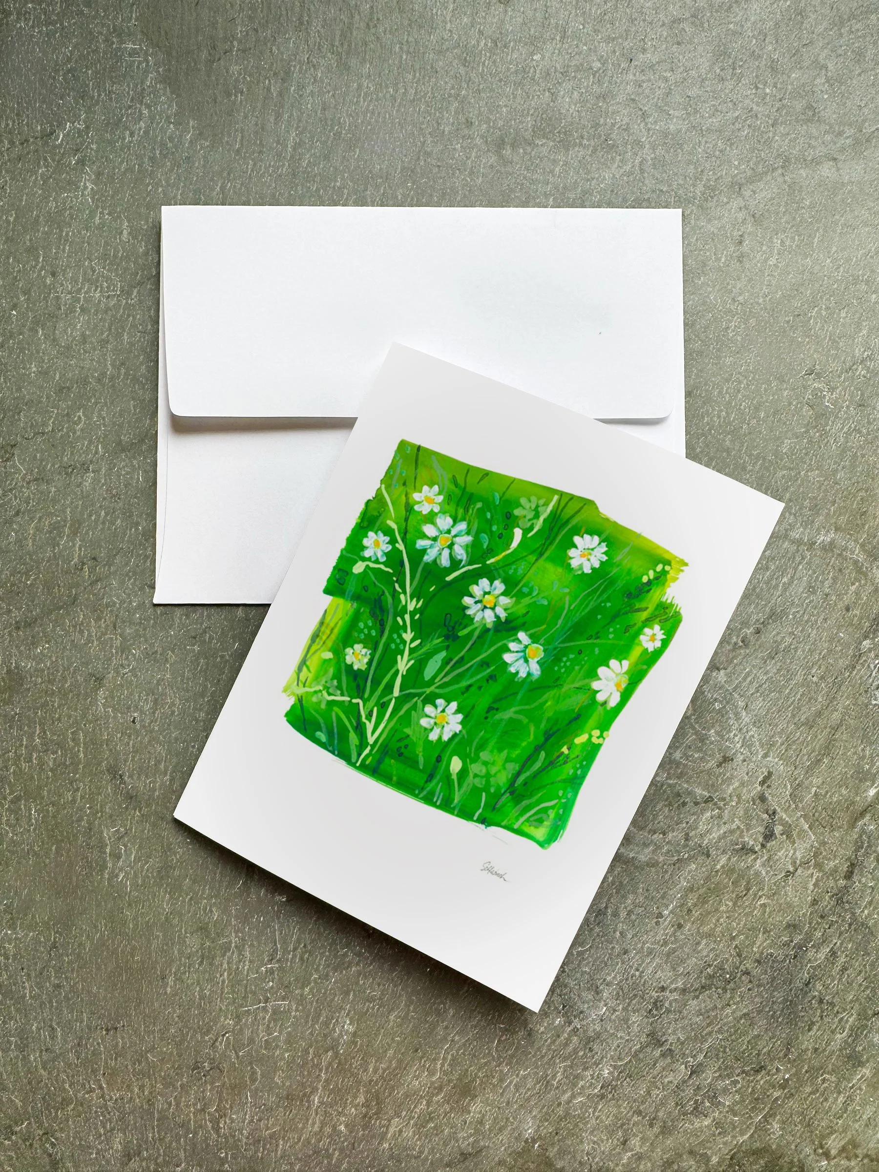 Wild Daisies A2 Card