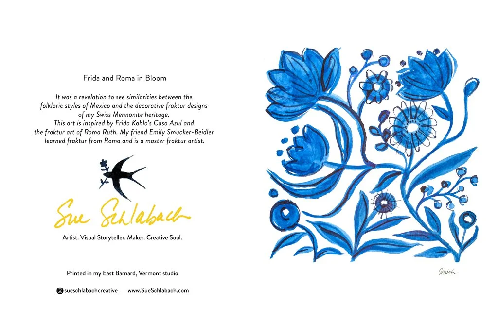 Frida and Roma in Bloom-A2 card-Sue Schlabach.jpg