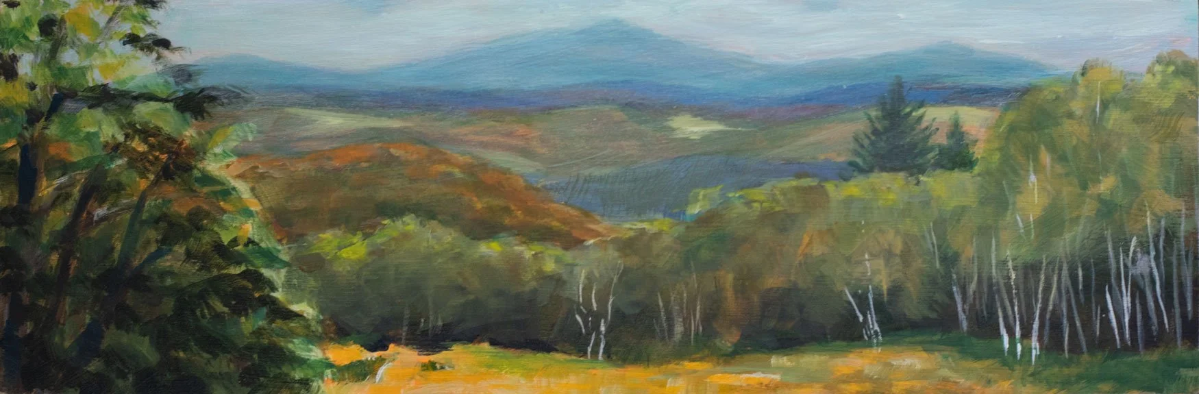 Above the Birch Forest, 15x5 SOLD