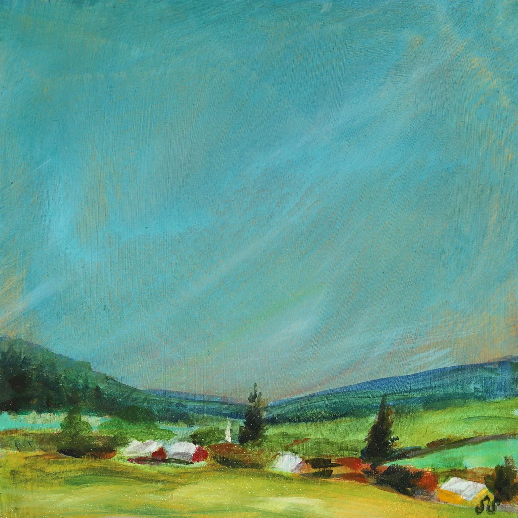 Above East Barnard Study 8x8 SOLD