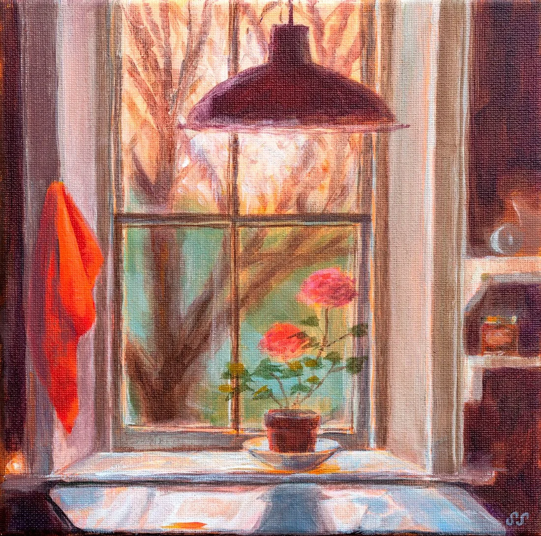 April Sunrise 8x8 SOLD