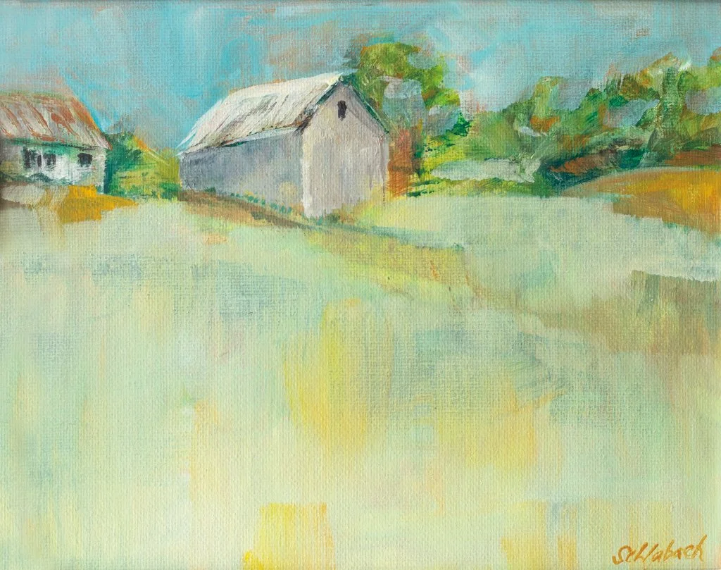 Gray Barns in September 10x8 $275