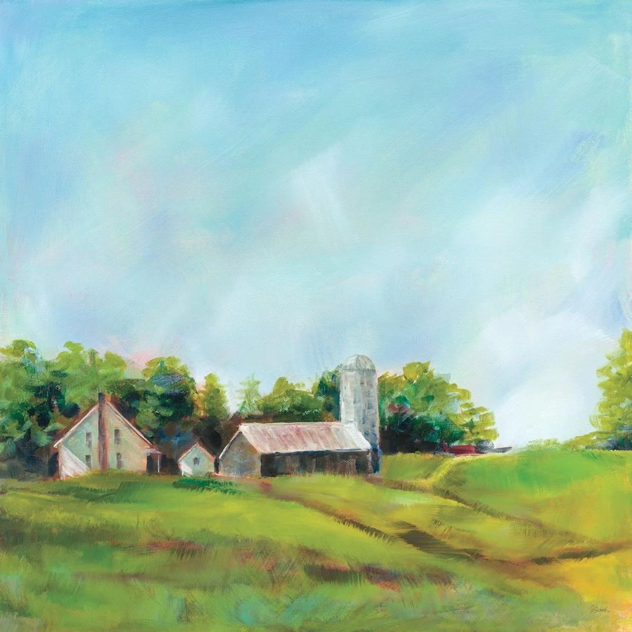 June Farm, Tunbridge 20x20 SOLD