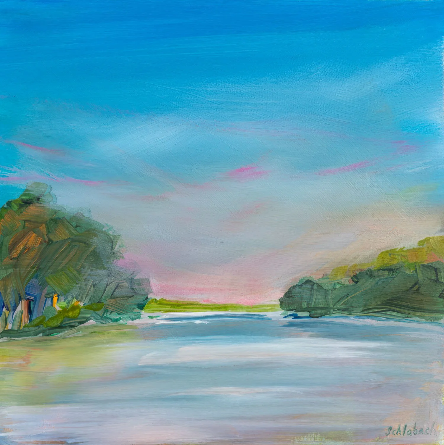 6 a.m. on Burden Lake 12x12 $450