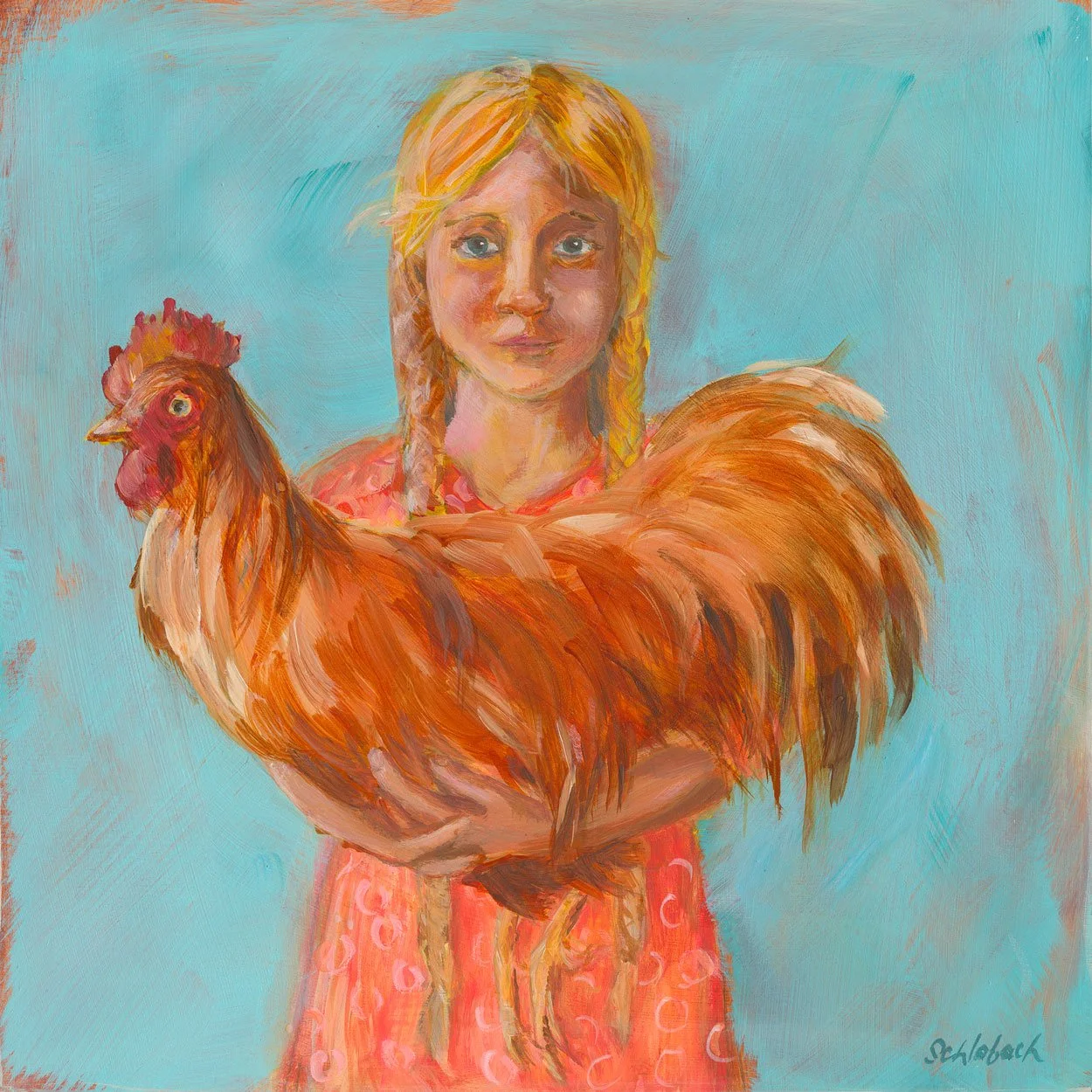 Prize Rooster 12x12 SOLD