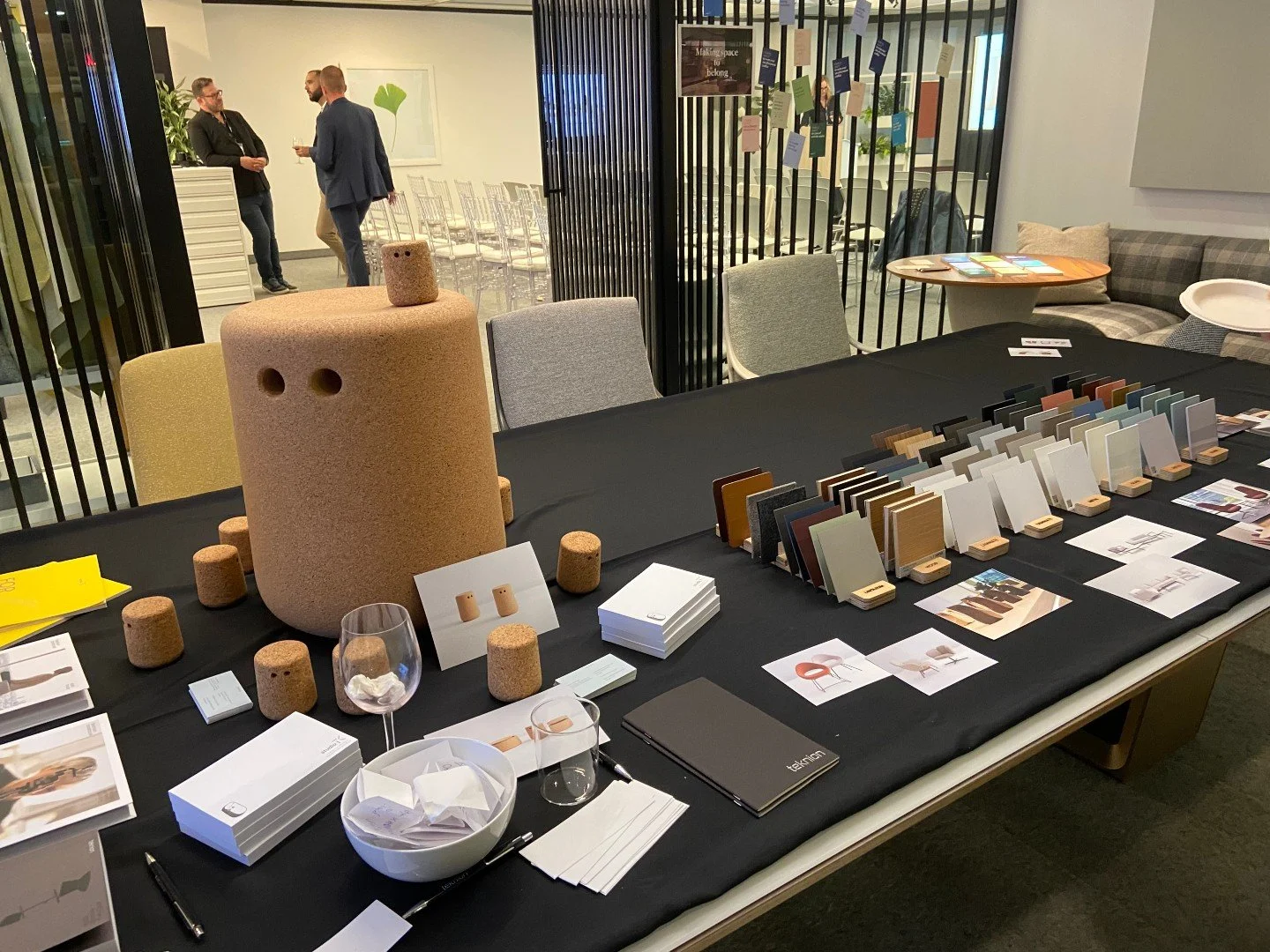 Thank you Teknion for an informative and inspired evening at your Ottawa showroom.  We learned about sustainable furniture and the importance of choosing pieces for their longevity and craftsmanship.  It is tempting to want to fill your space with cu