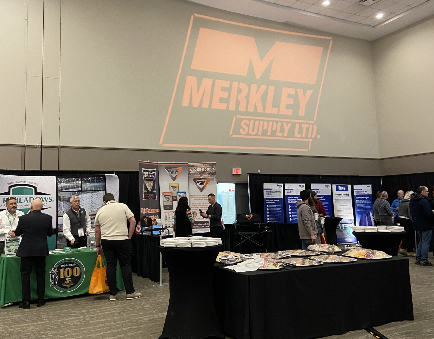Last week we attended the Merkley Supply Trade Show, where we enjoyed a day filled with a variety of seminars, lectures, networking, and of course: lots of delicious food and drinks!  Energy efficiency was a thread connecting many of the talks and pr