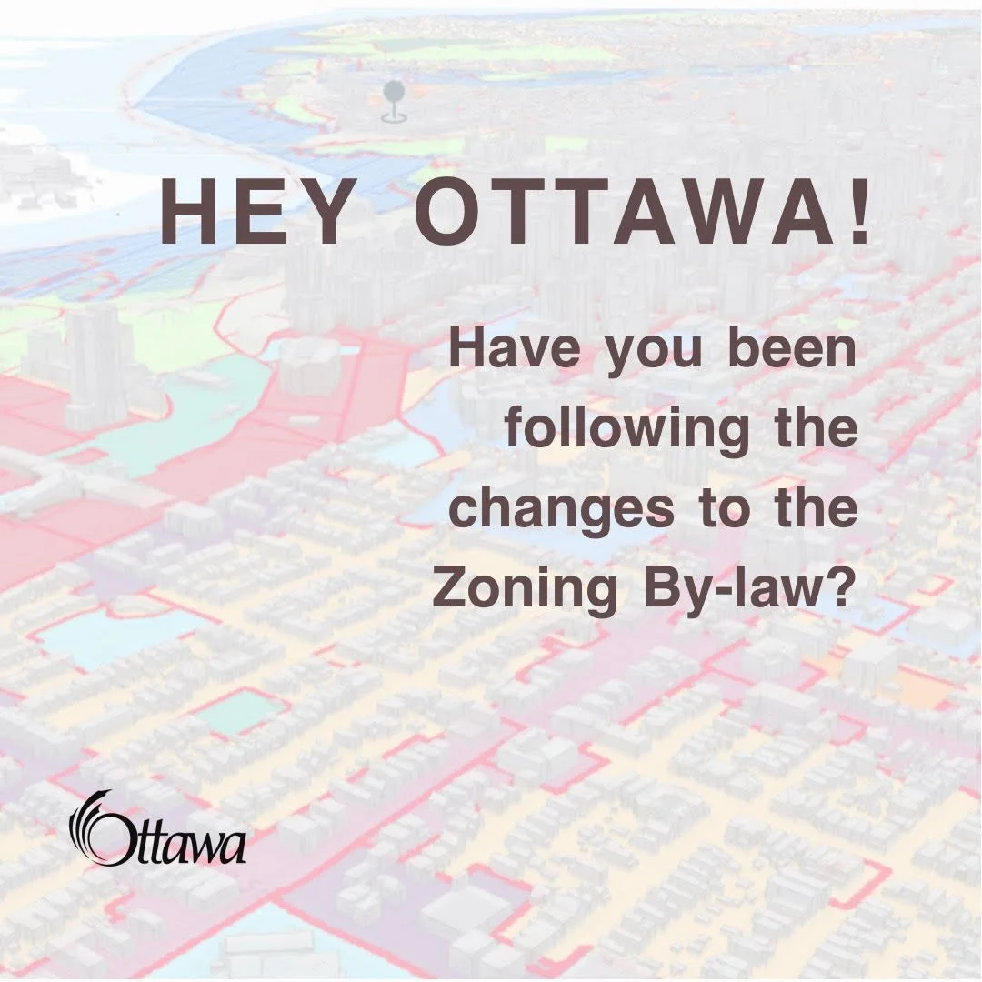 Today is the final day in the appeal period for the new City of Ottawa Zoning By-law 2026-50 approval.

The City of Ottawa has been hard at work over the past few years updating the Zoning By-law to reflect the need for increased housing, active tran