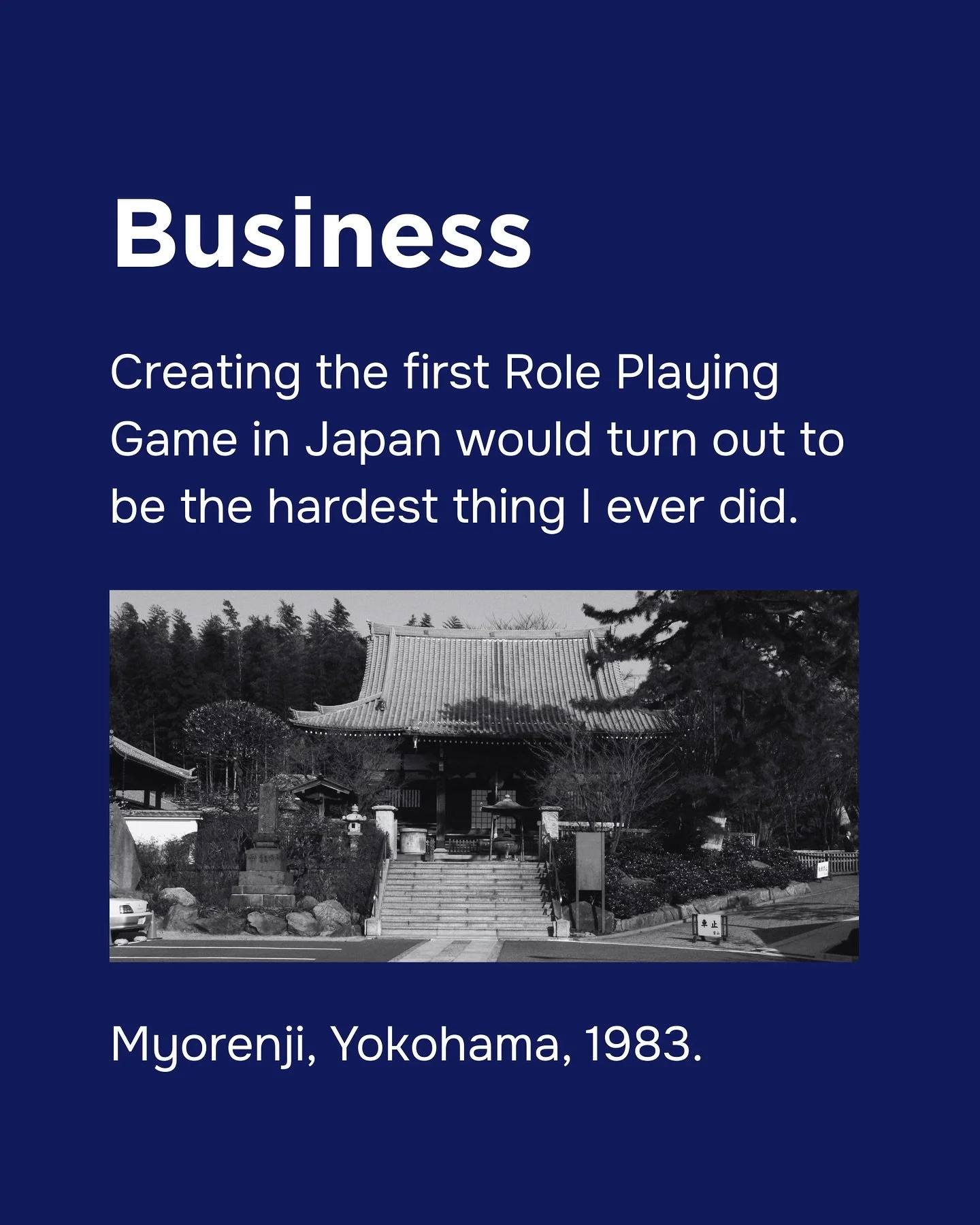 Read the full story of how I created the first RPG (Role Playing Game) in Japan at the link in my bio 🎮📖

henkrogers.com/gamedesign/business