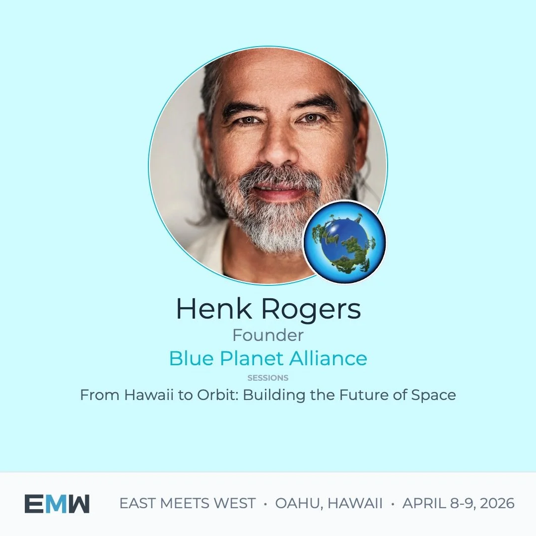 I&rsquo;m excited to be speaking at East Meets West on April 9, 2026, in Hawaiʻi.

East Meets West brings together founders, investors, and ecosystem leaders from across the Pacific for a day of real connection, great conversations, and high-value pr